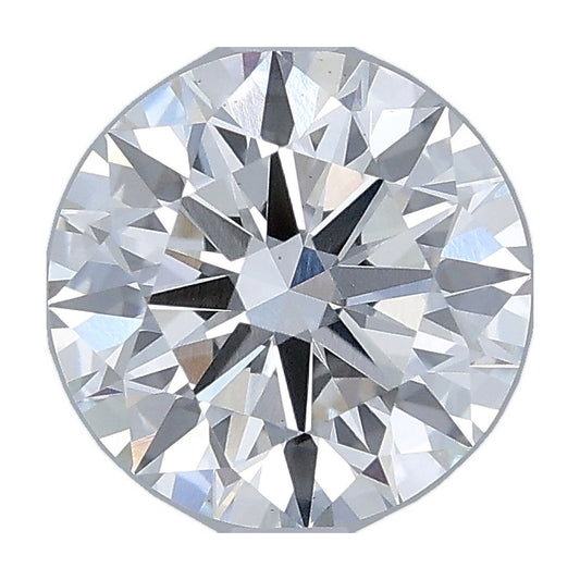 1.90 ct round lab-grown diamond, E color, VS1 clarity, IGI certified, still from its 360° video