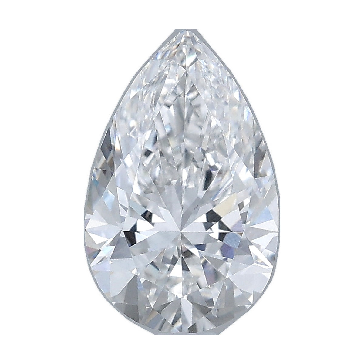 1.91 ct pear lab-grown diamond, E color, VVS2 clarity, IGI certified, still from its 360° video