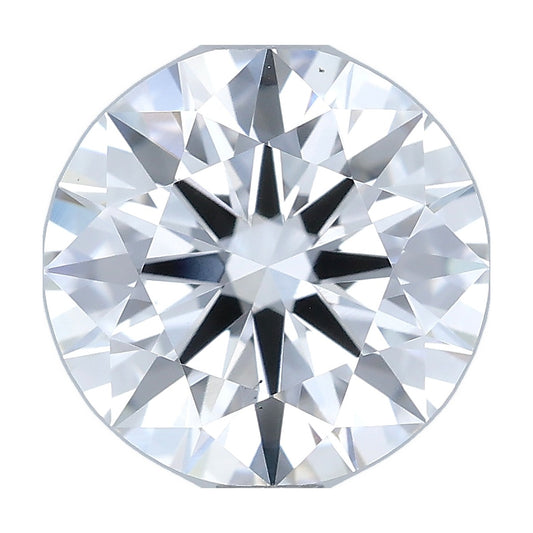 1.91 ct round lab-grown diamond, D color, VS1 clarity, IGI certified, still from its 360° video