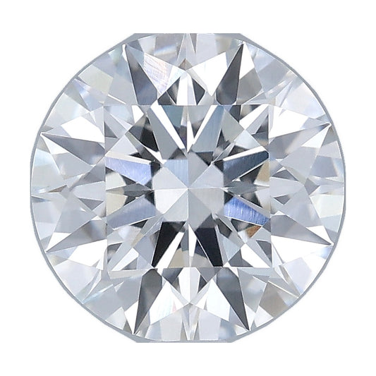 1.91 ct round lab-grown diamond, E color, VS1 clarity, IGI certified, still from its 360° video