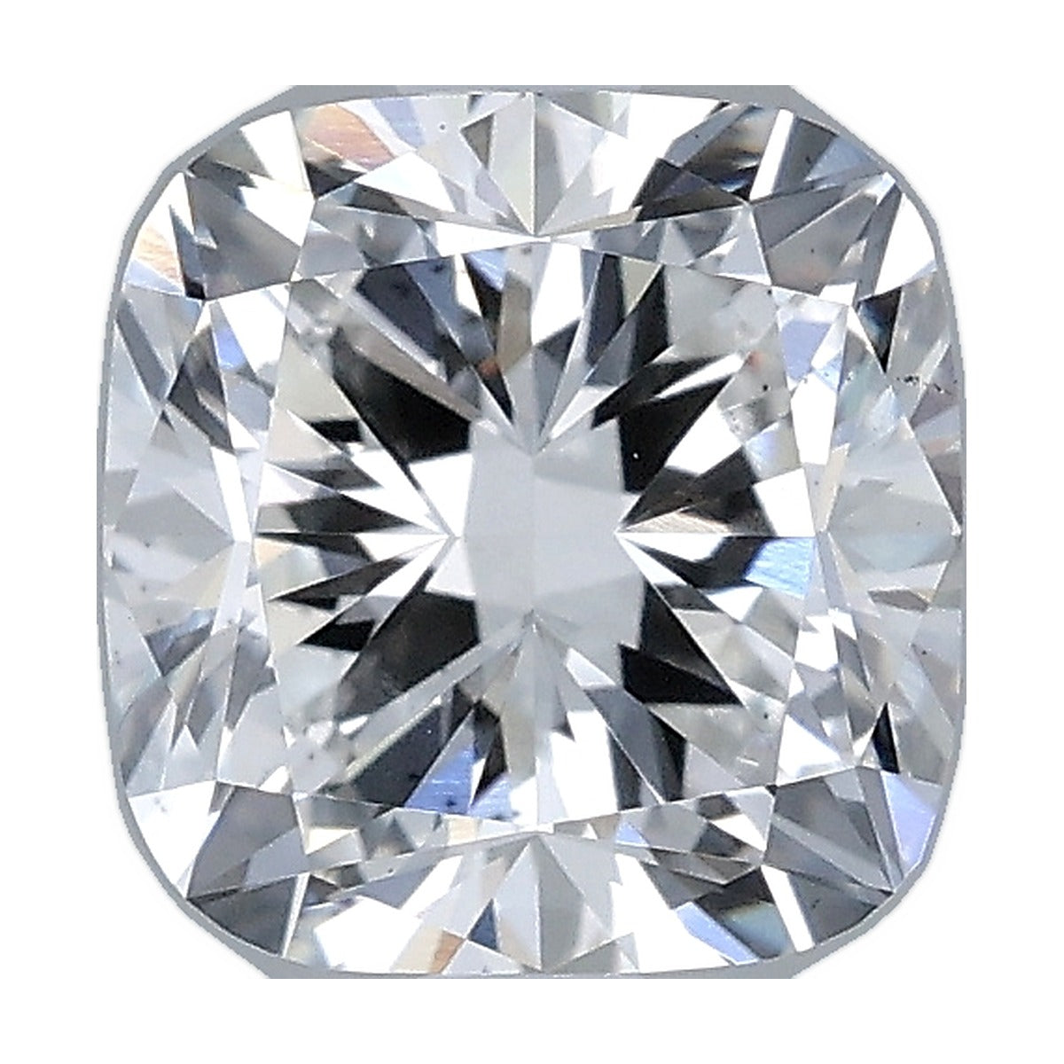 1.92 ct cushion lab-grown diamond, F color, VS2 clarity, IGI certified, still from its 360° video