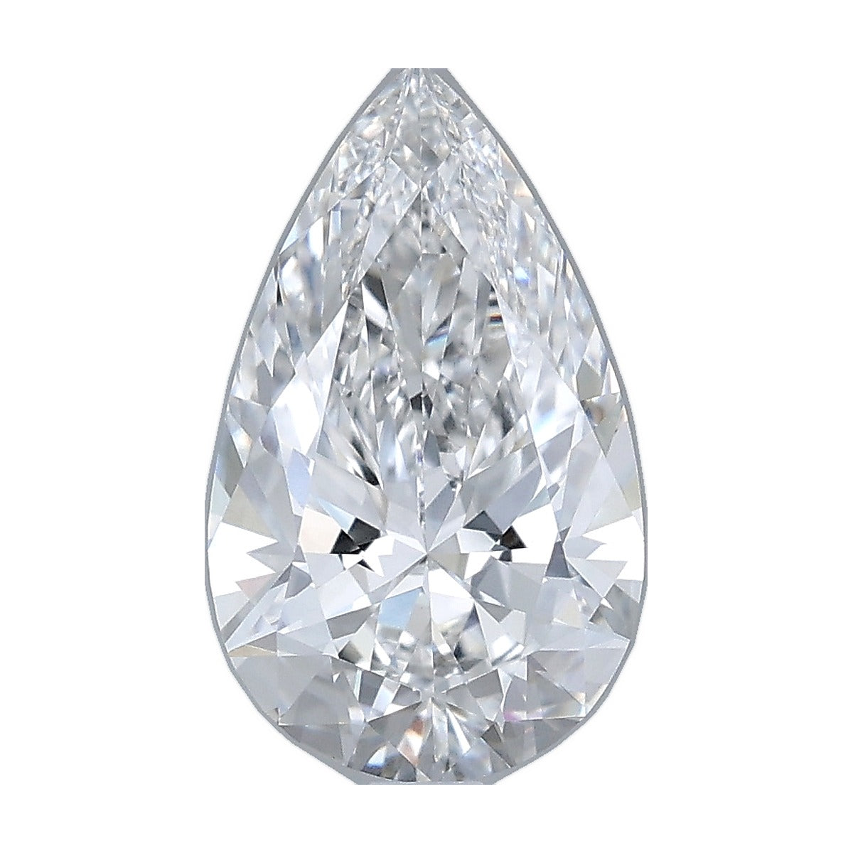 1.92 ct pear lab-grown diamond, F color, VVS2 clarity, IGI certified, still from its 360° video