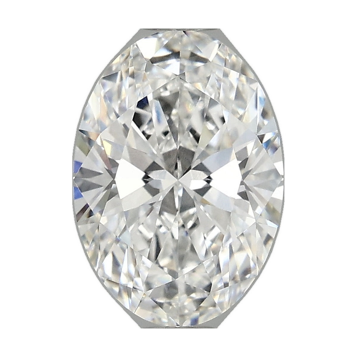 1.93 ct oval lab-grown diamond, D color, VVS2 clarity, IGI certified, still from its 360° video
