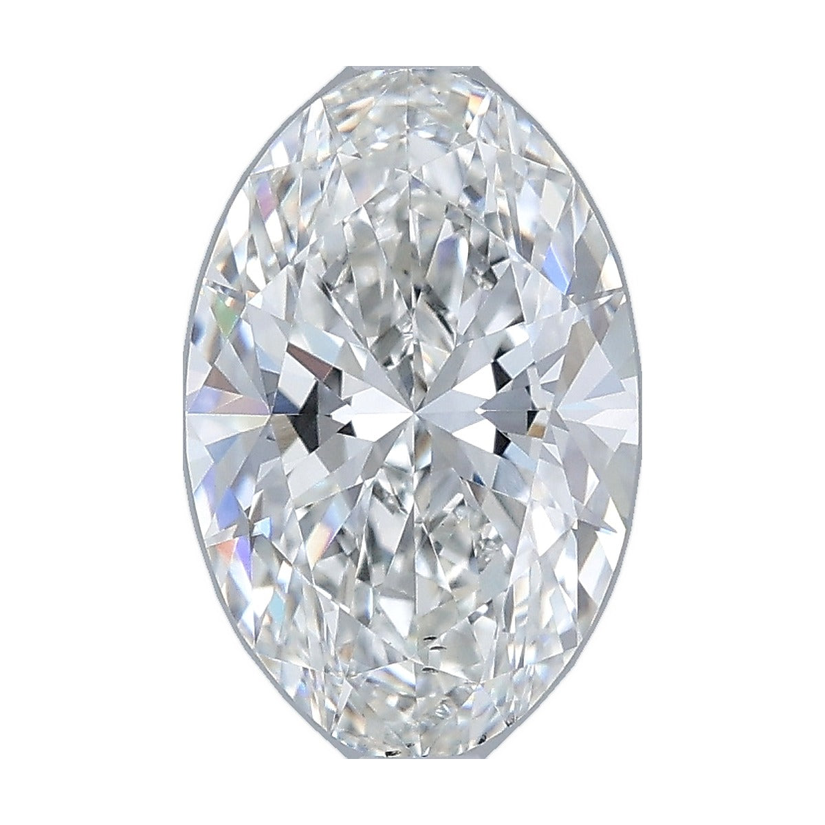 1.94 ct oval lab-grown diamond, F color, VS2 clarity, IGI certified, still from its 360° video