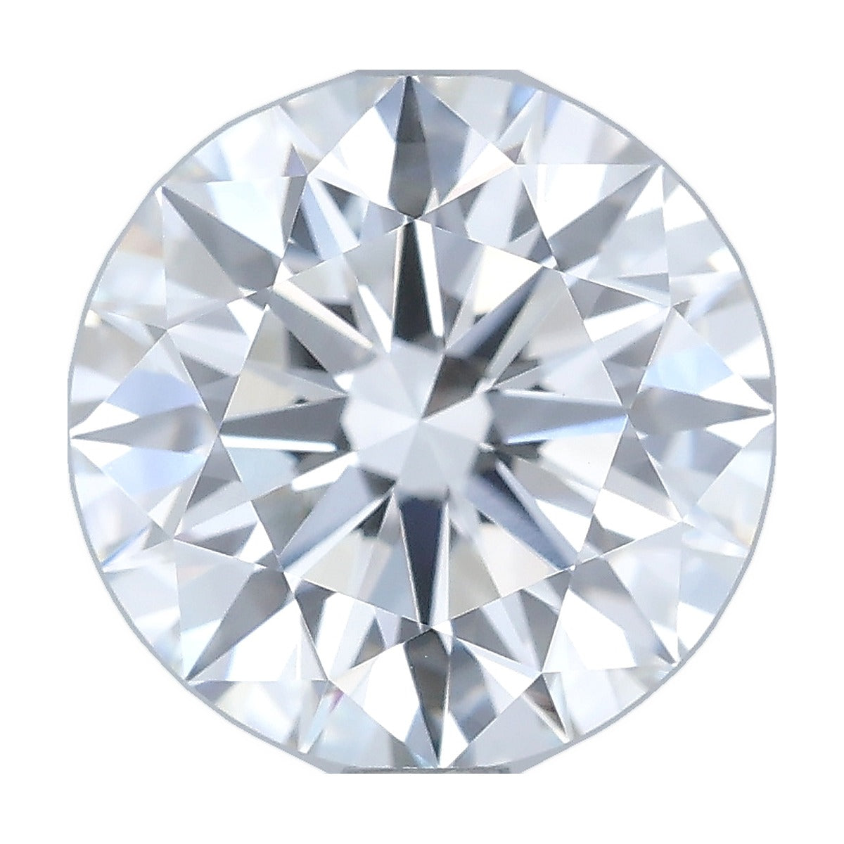 1.94 ct round lab-grown diamond, E color, VS1 clarity, IGI certified, still from its 360° video