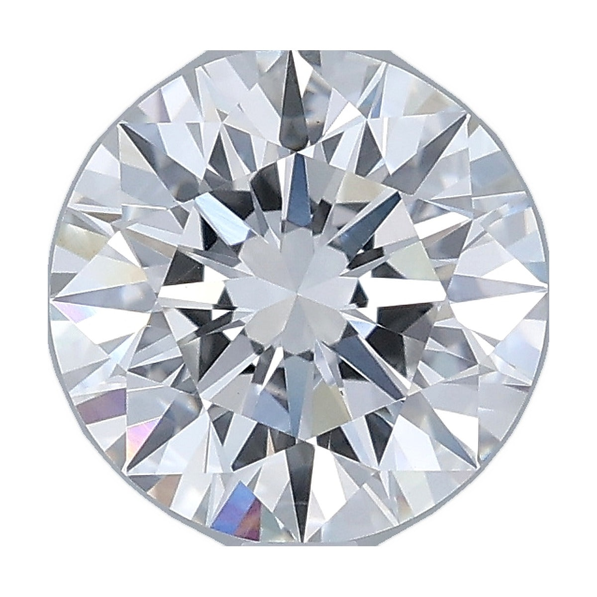 1.95 ct round lab-grown diamond, E color, VS1 clarity, IGI certified, still from its 360° video