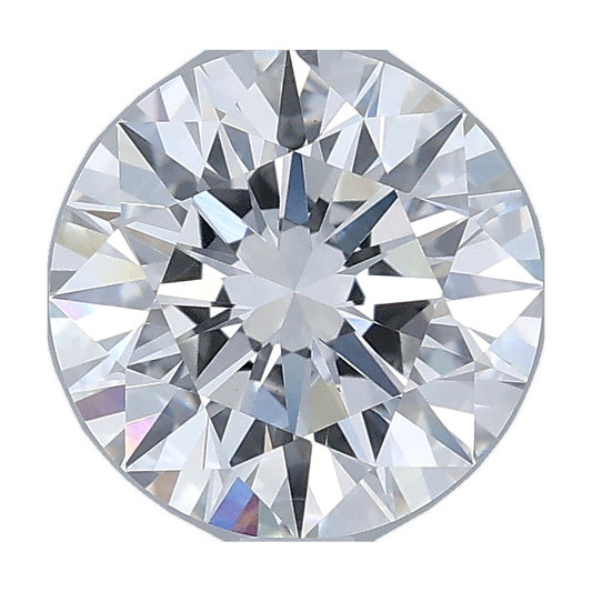 1.95 ct round lab-grown diamond, E color, VS1 clarity, IGI certified, still from its 360° video