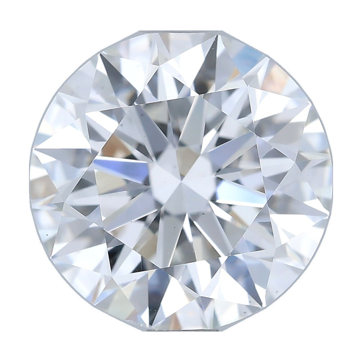 1.95 ct round lab-grown diamond, E color, VS2 clarity, IGI certified, still from its 360° video