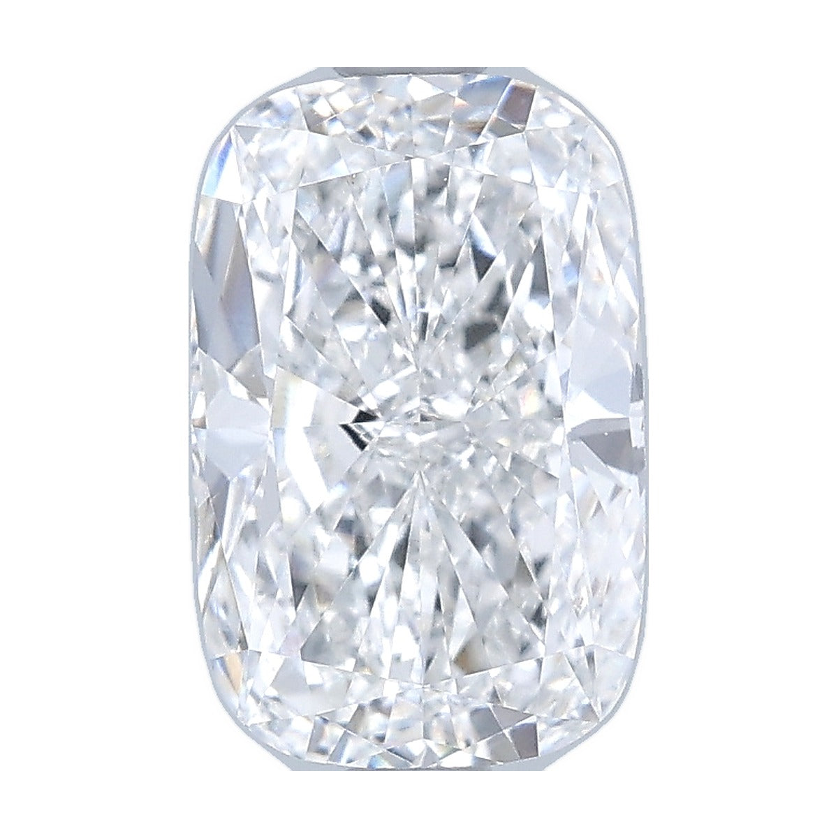 1.98 ct elongated cushion lab-grown diamond, D color, VVS2 clarity, IGI certified, still from its 360° video