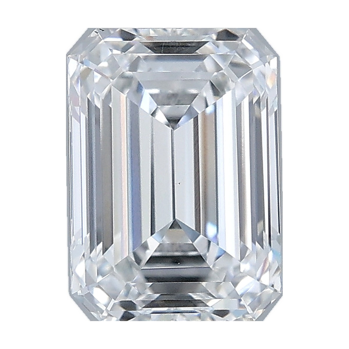 1.99 ct emerald lab-grown diamond, D color, VS1 clarity, IGI certified, still from its 360° video