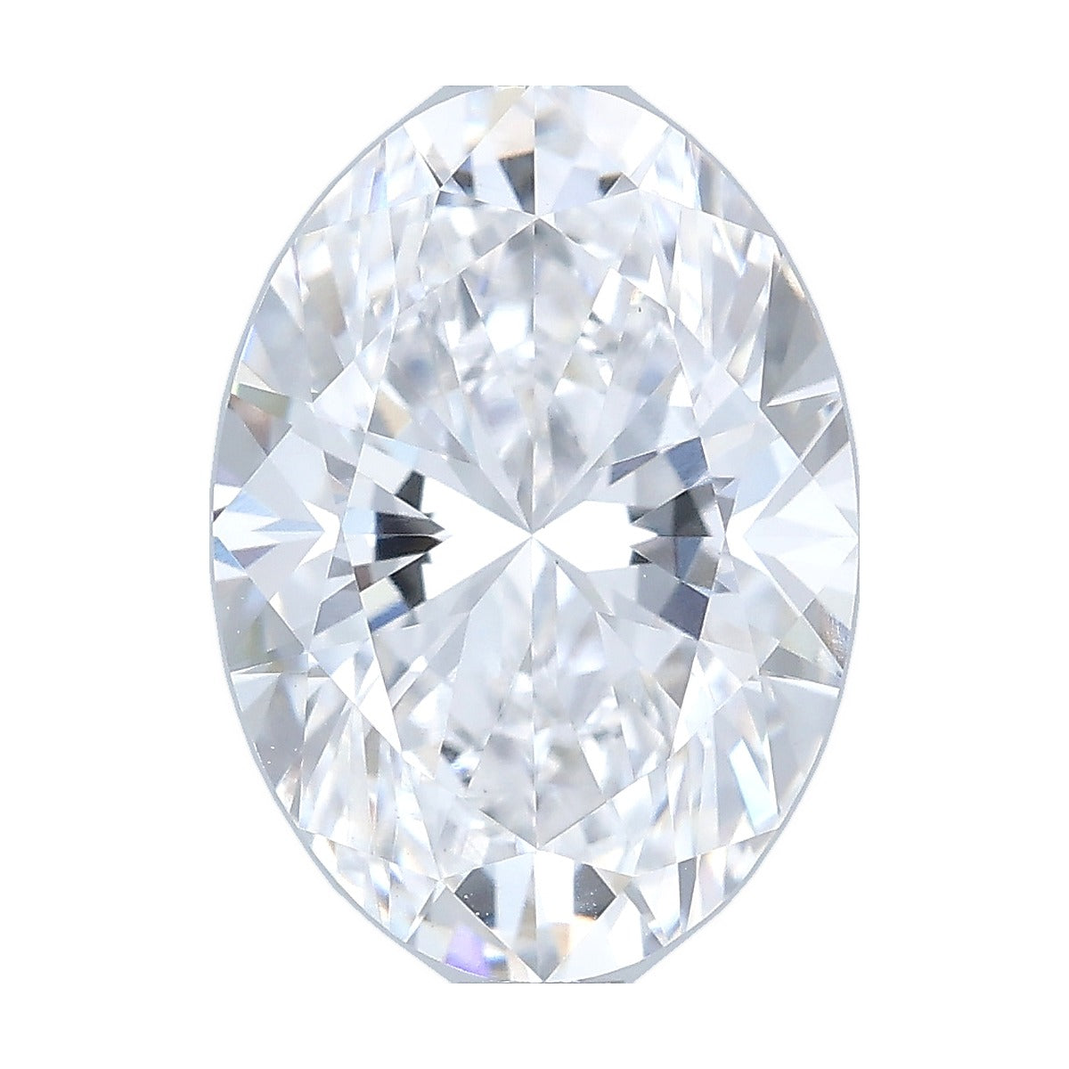 1.99 ct oval lab-grown diamond, D color, VS1 clarity, IGI certified, still from its 360° video