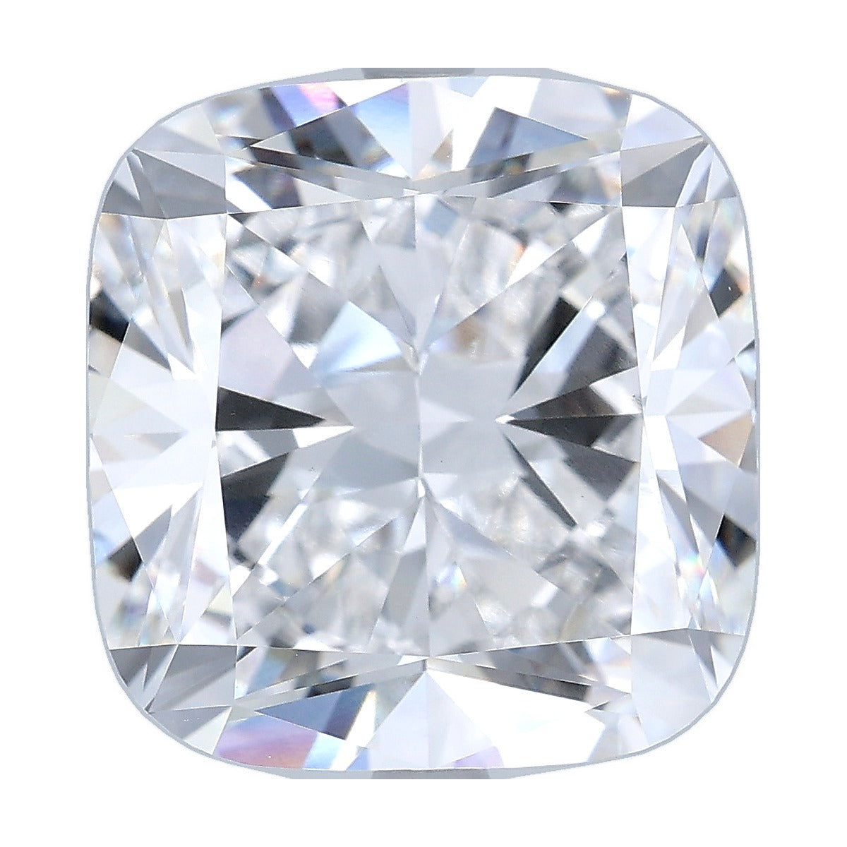 10.02 ct cushion lab-grown diamond, D color, VVS2 clarity, IGI certified, still from its 360° video