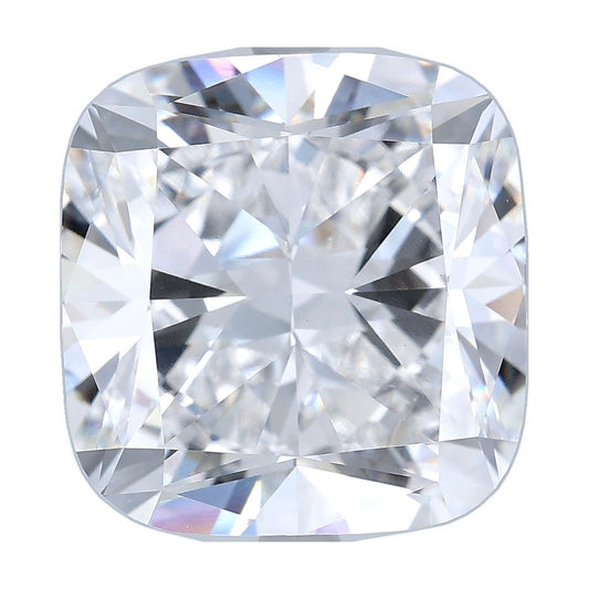 10.02 ct cushion lab-grown diamond, D color, VVS2 clarity, IGI certified, still from its 360° video