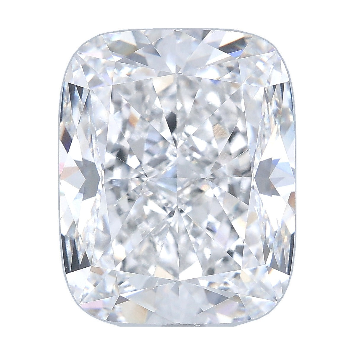 10.03 ct elongated cushion lab-grown diamond, D color, VVS2 clarity, IGI certified, still from its 360° video