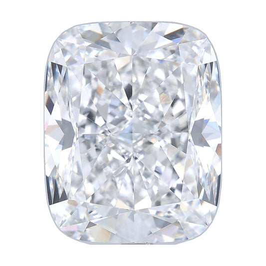 10.03 ct elongated cushion lab-grown diamond, D color, VVS2 clarity, IGI certified, still from its 360° video