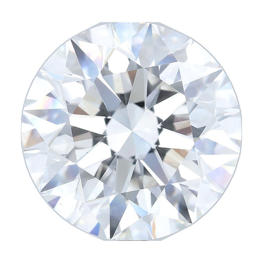 10.03 ct round lab-grown diamond, F color, VS1 clarity, IGI certified, still from its 360° video