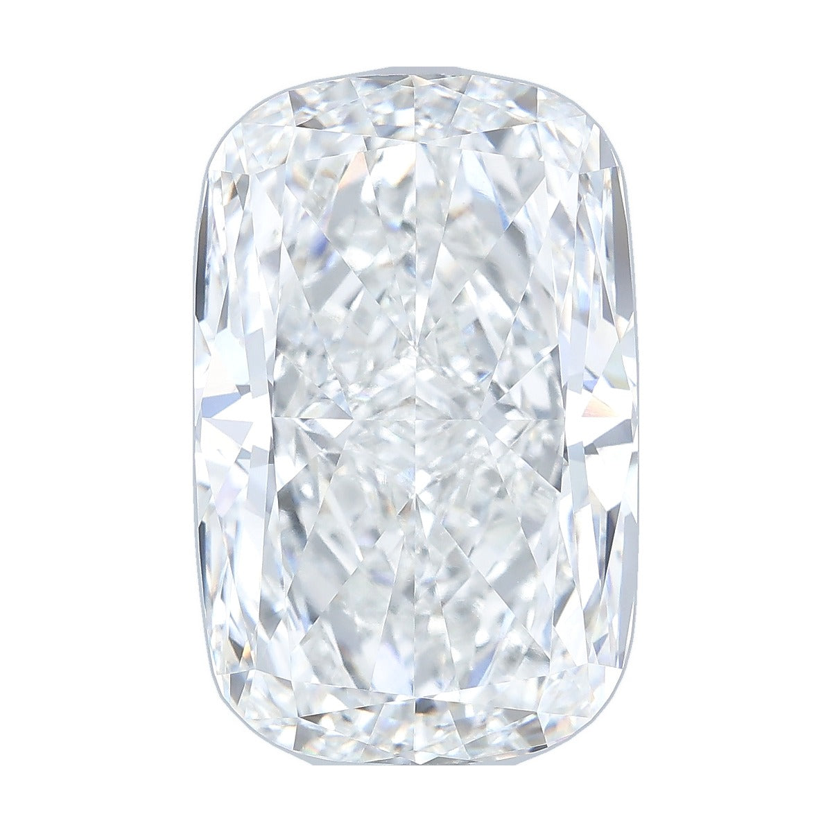 10.06 ct elongated cushion lab-grown diamond, E color, VVS2 clarity, IGI certified, still from its 360° video