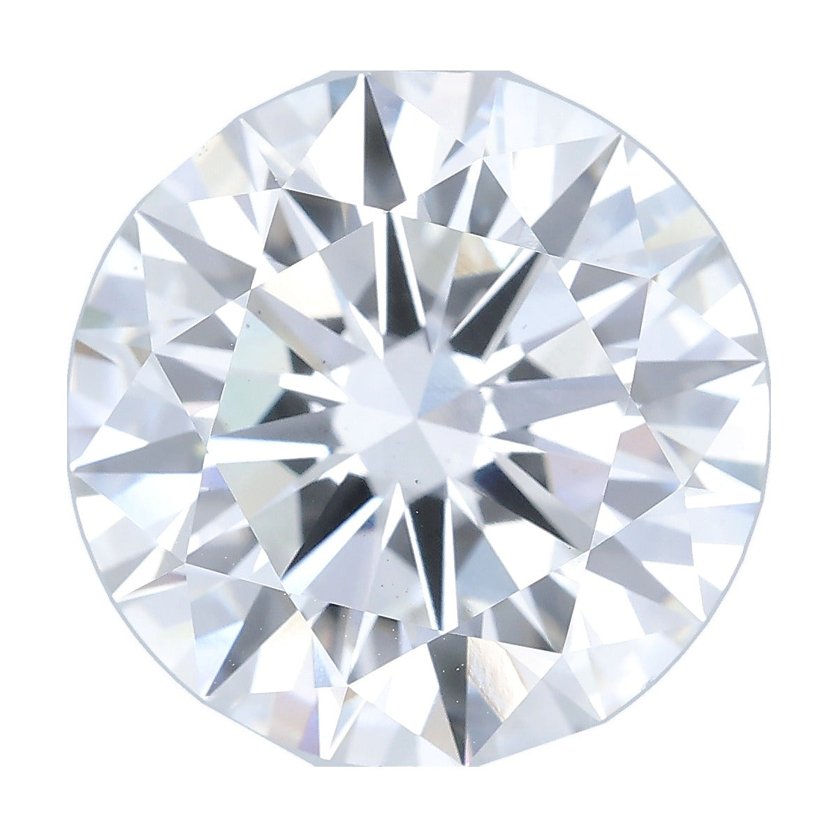10.07 ct round lab-grown diamond, E color, VS1 clarity, IGI certified, still from its 360° video