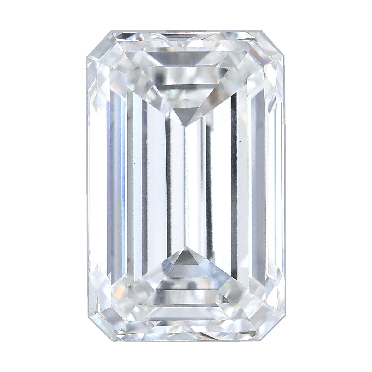 10.08 ct emerald lab-grown diamond, F color, VS1 clarity, IGI certified, still from its 360° video