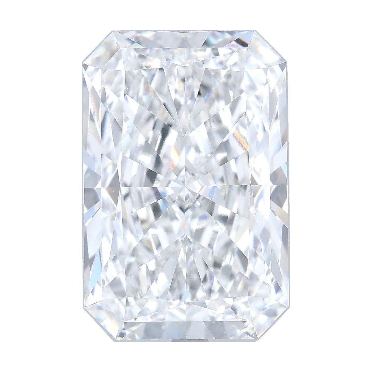 10.09 ct radiant lab-grown diamond, E color, VS1 clarity, IGI certified, still from its 360° video