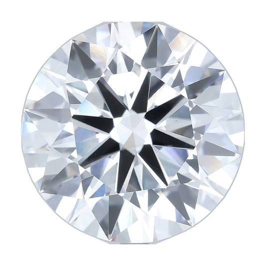 10.09 ct round lab-grown diamond, F color, VS1 clarity, IGI certified, still from its 360° video