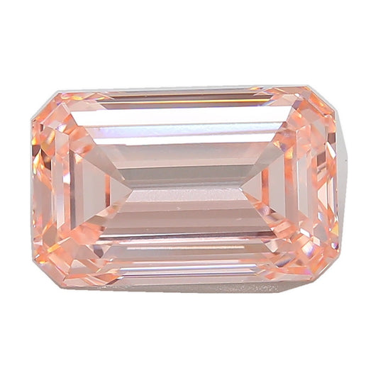 10.12 ct emerald lab-grown diamond, fancy intense pink, VVS2 clarity, IGI certified, still from its 360° video