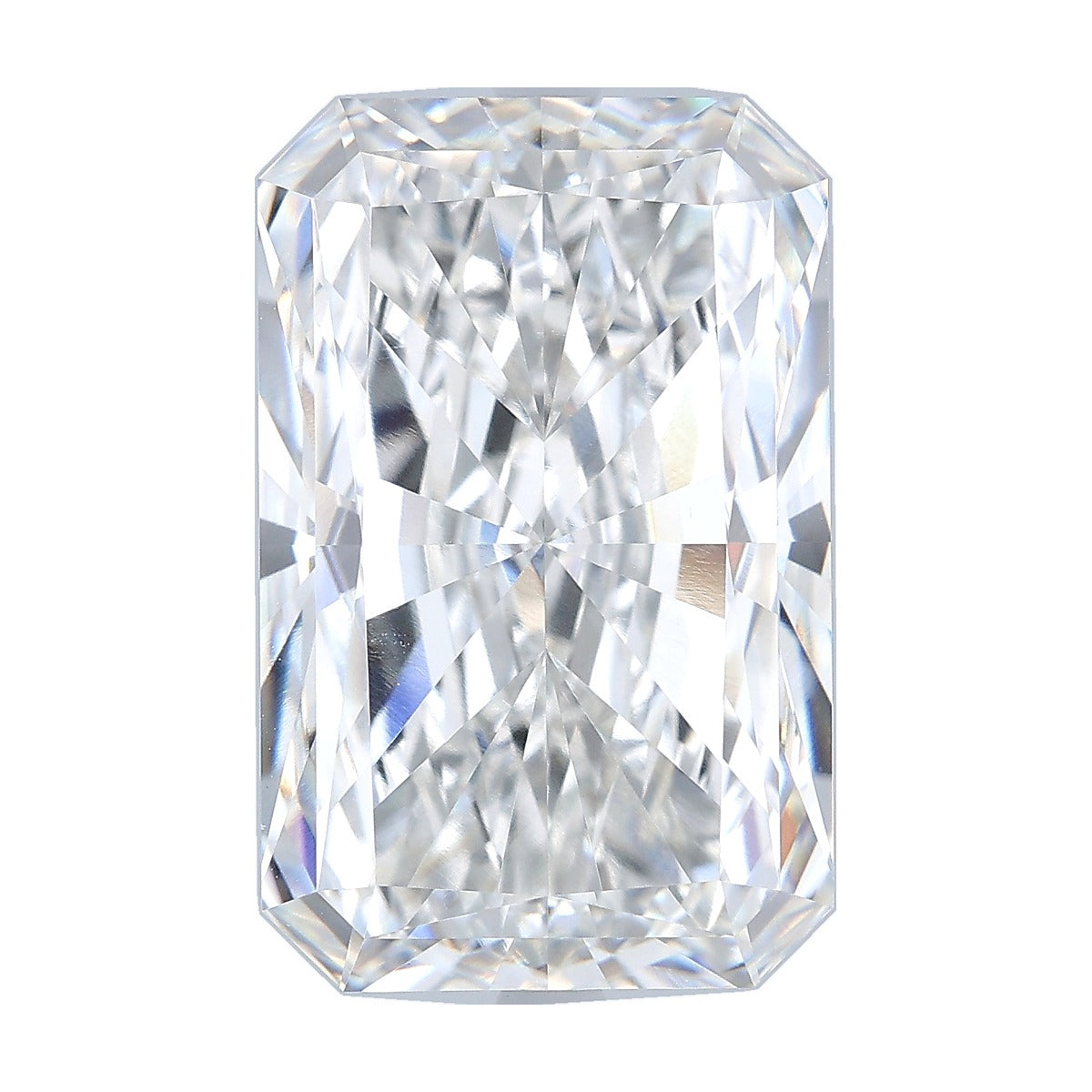 10.53 ct radiant lab-grown diamond, F color, VVS2 clarity, IGI certified, still from its 360° video