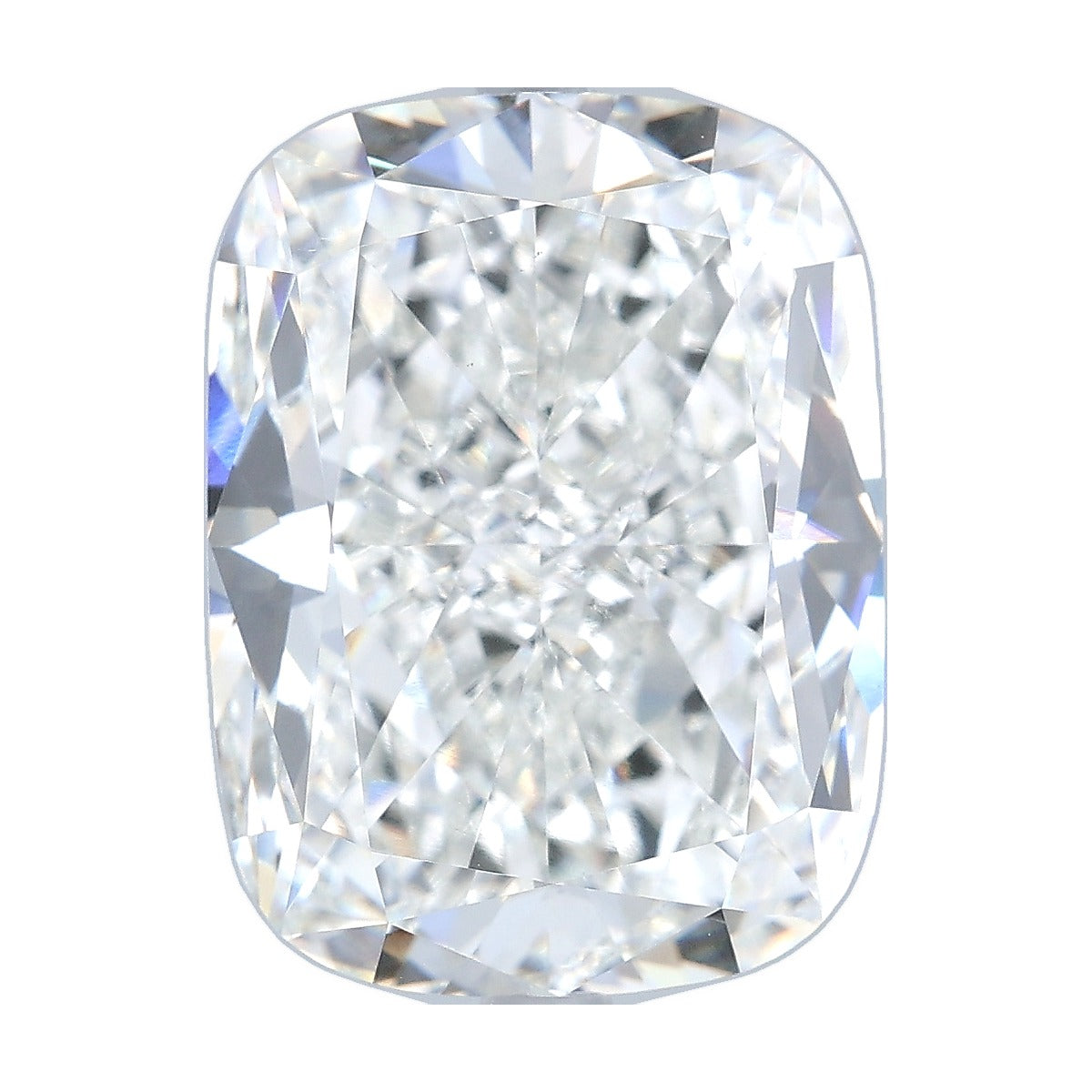 10.54 ct elongated cushion lab-grown diamond, F color, VVS2 clarity, IGI certified, still from its 360° video