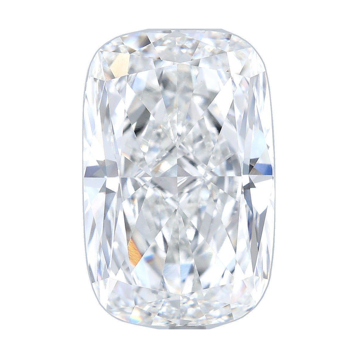 11.02 ct elongated cushion lab-grown diamond, F color, VVS2 clarity, IGI certified, still from its 360° video