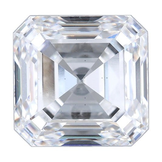 11.13 ct asscher lab-grown diamond, E color, VS2 clarity, IGI certified, still from its 360° video