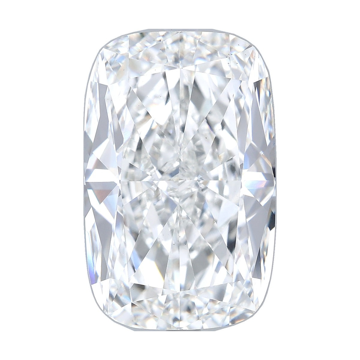 12.05 ct elongated cushion lab-grown diamond, F color, VS1 clarity, IGI certified, still from its 360° video