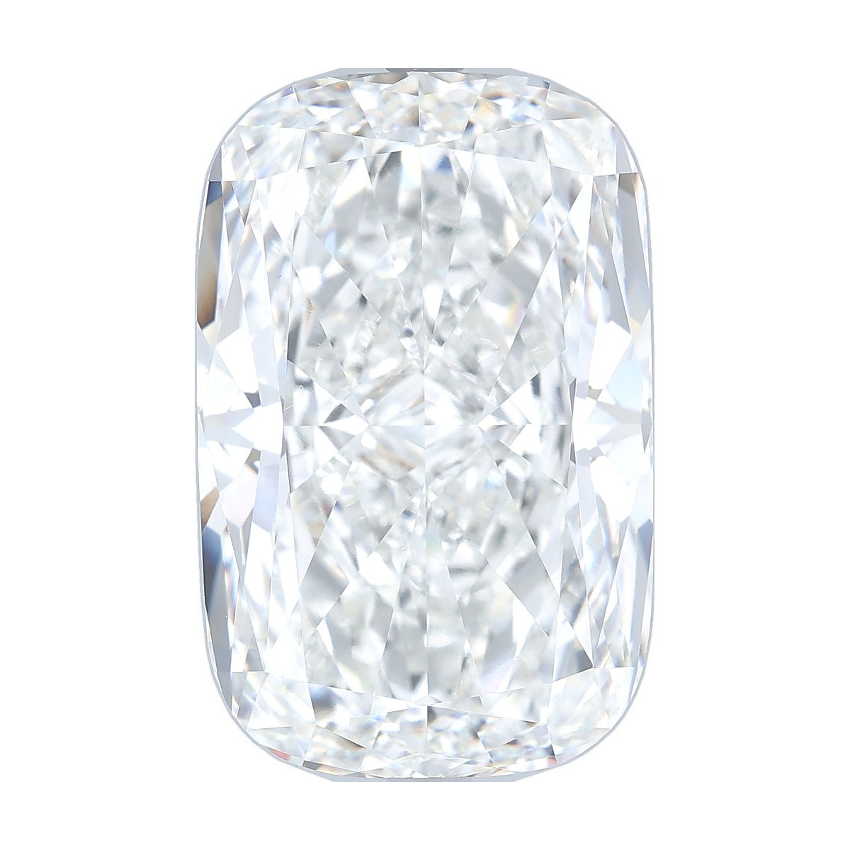 12.06 ct elongated cushion lab-grown diamond, F color, VVS2 clarity, IGI certified, still from its 360° video