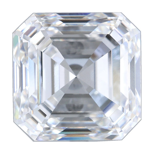 13.02 ct asscher lab-grown diamond, F color, VVS2 clarity, GIA certified, still from its 360° video