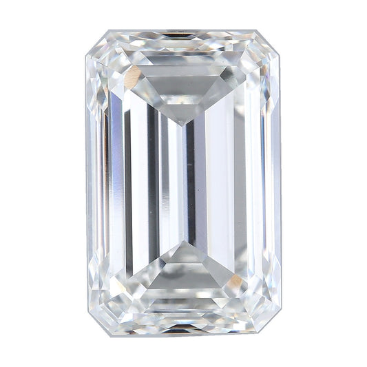 14.52 ct emerald lab-grown diamond, F color, VS1 clarity, IGI certified, still from its 360° video