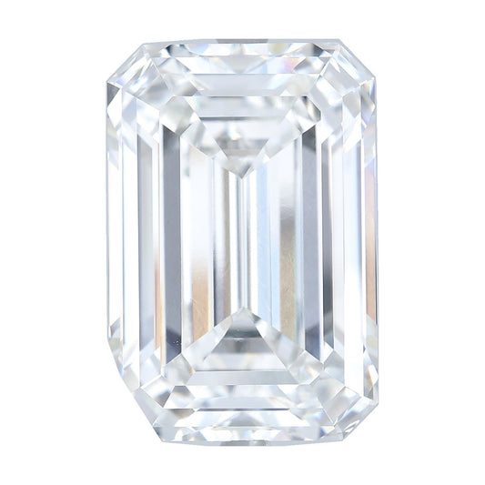 14.57 ct emerald lab-grown diamond, F color, VVS2 clarity, IGI certified, still from its 360° video