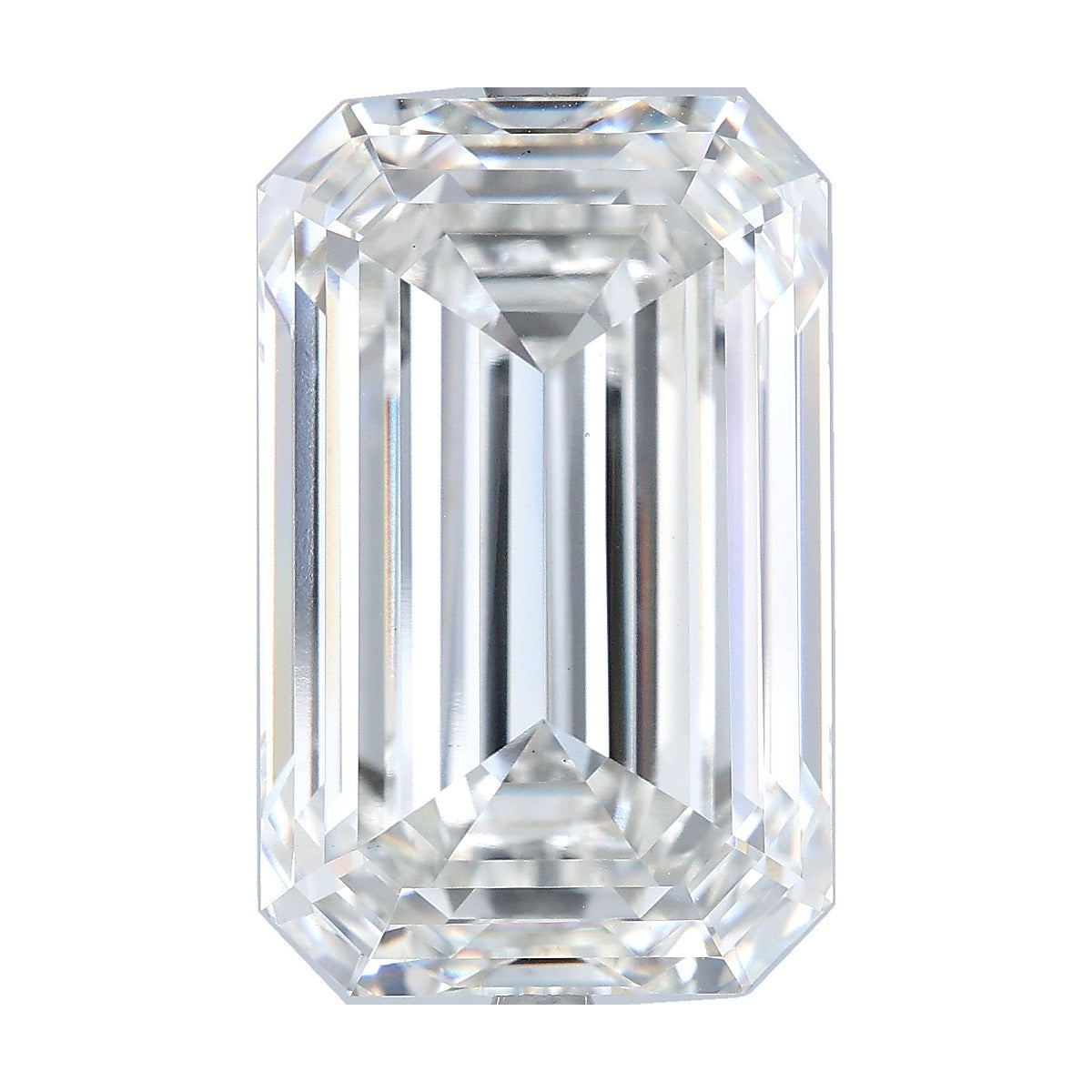 15.06 ct emerald lab-grown diamond, F color, VS1 clarity, IGI certified, still from its 360° video