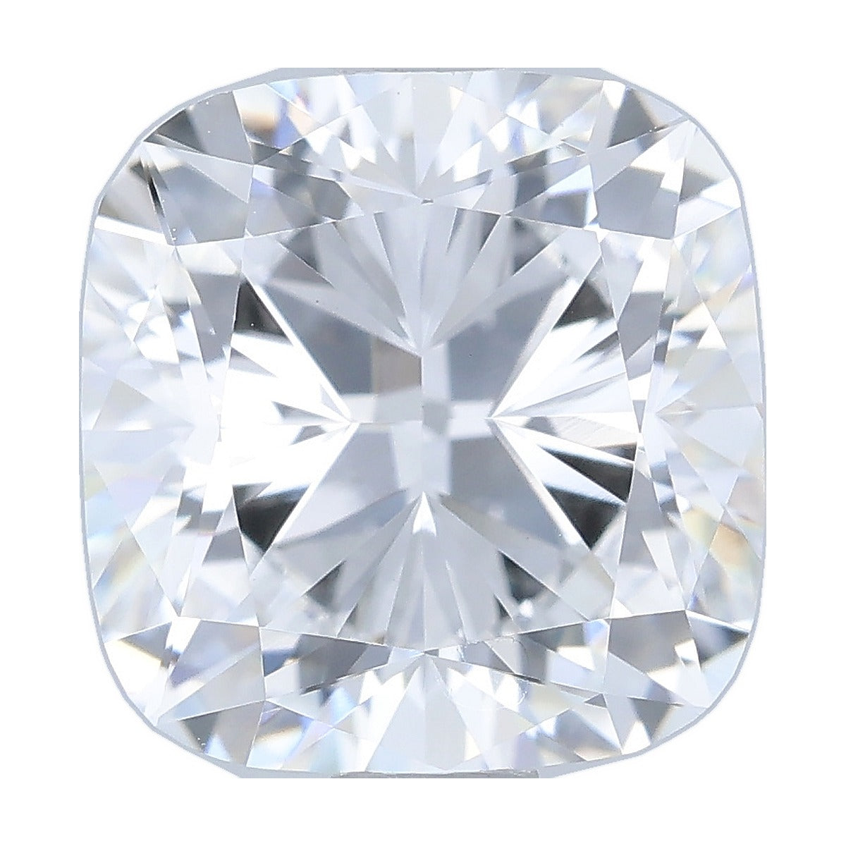 2.00 ct cushion lab-grown diamond, D color, VVS2 clarity, IGI certified, still from its 360° video