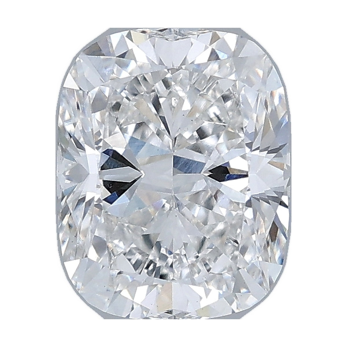 2.00 ct elongated cushion lab-grown diamond, E color, VVS2 clarity, IGI certified, still from its 360° video