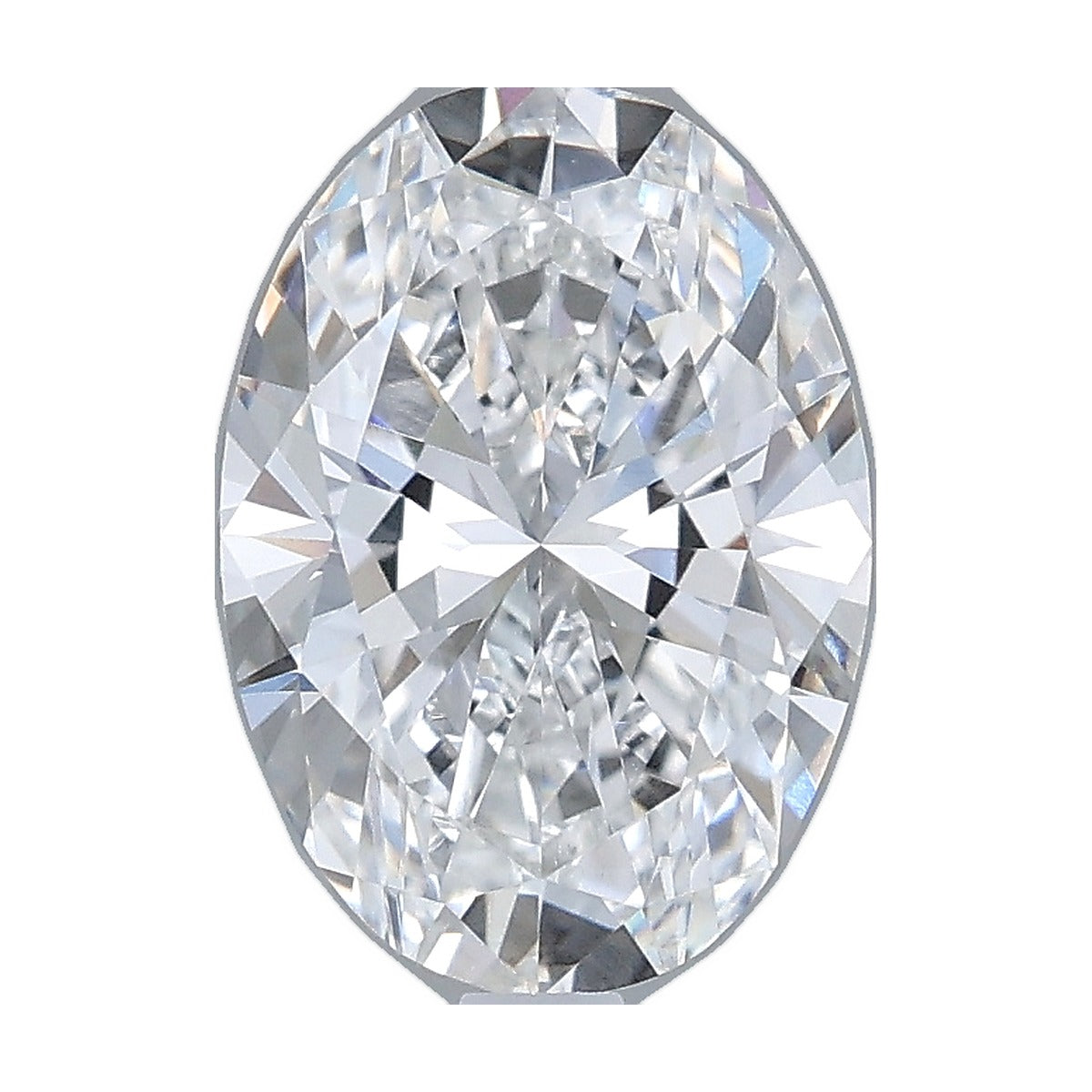2.00 ct oval lab-grown diamond, E color, VVS2 clarity, IGI certified, still from its 360° video