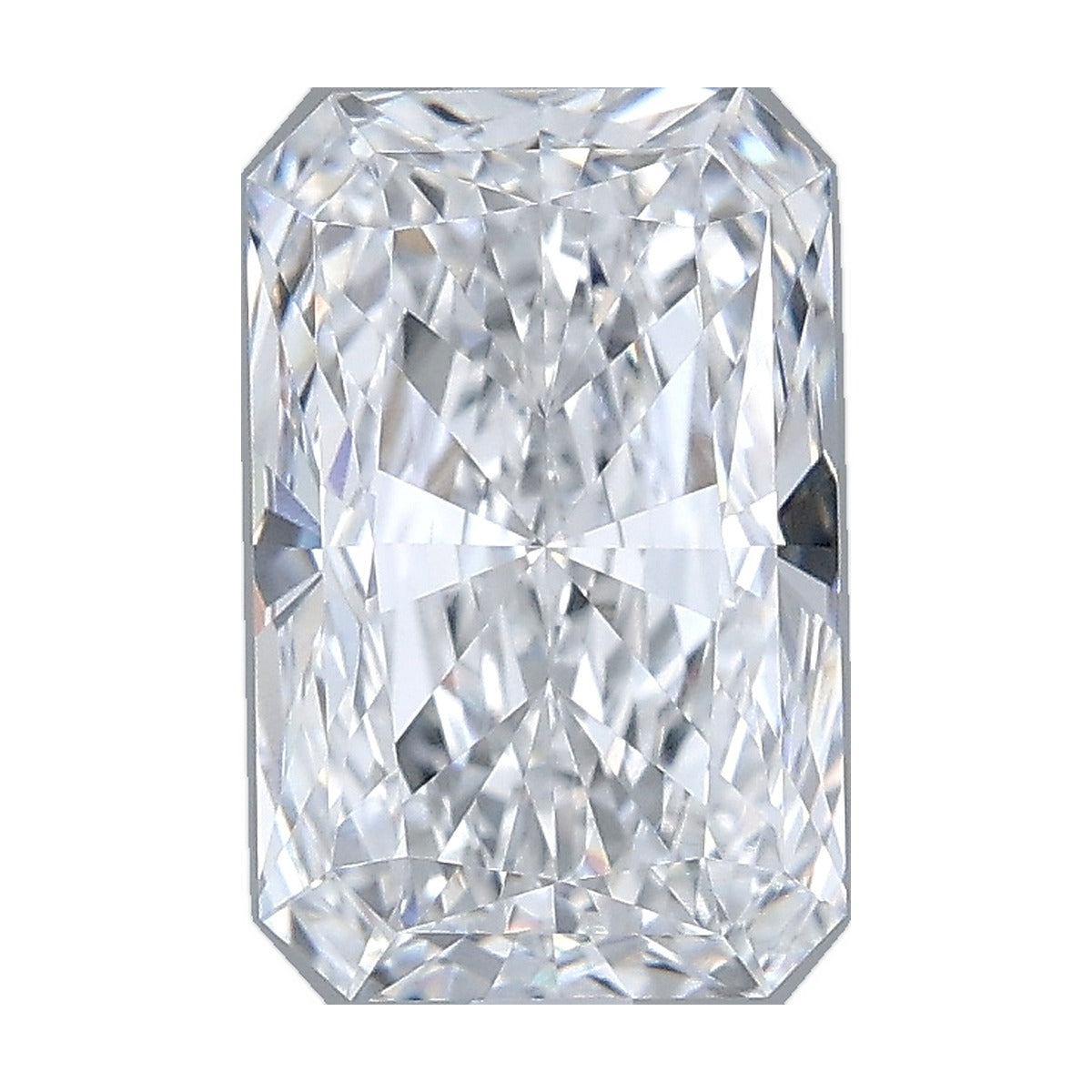 2.00 ct radiant lab-grown diamond, D color, VVS2 clarity, IGI certified, still from its 360° video