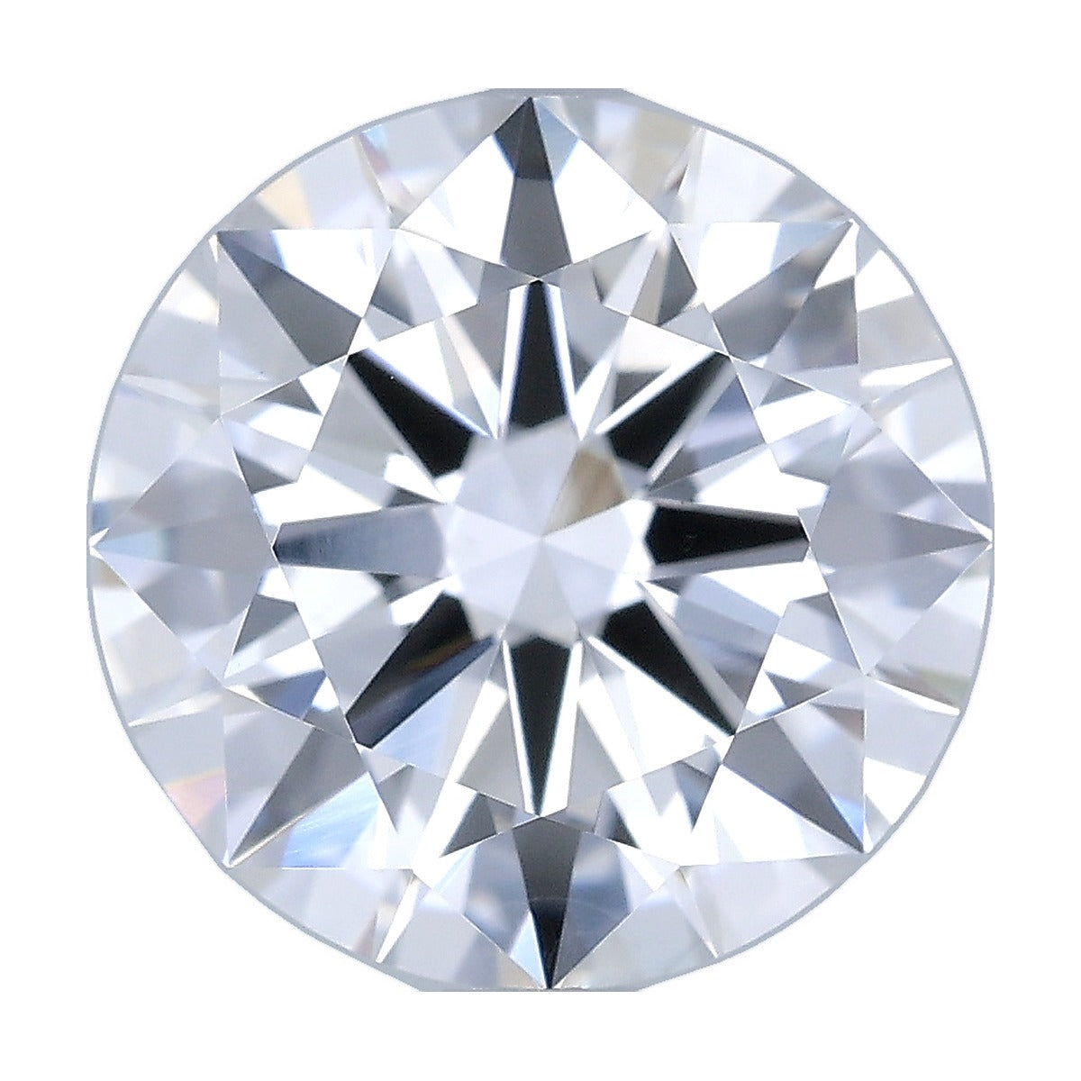 2.00 ct round lab-grown diamond, D color, VS1 clarity, GIA certified, still from its 360° video