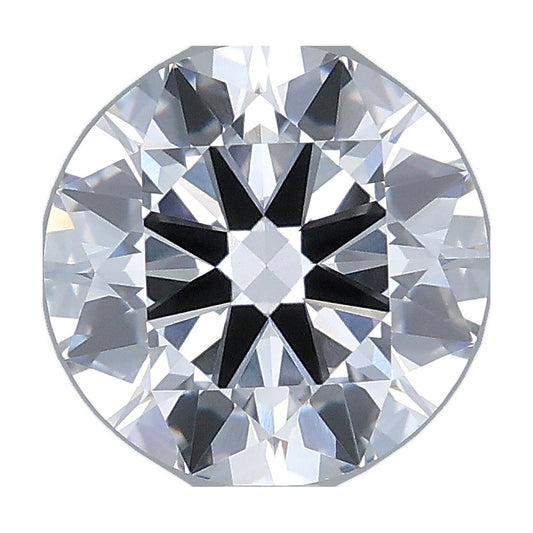2.00 ct round lab-grown diamond, D color, VVS2 clarity, IGI certified, still from its 360° video