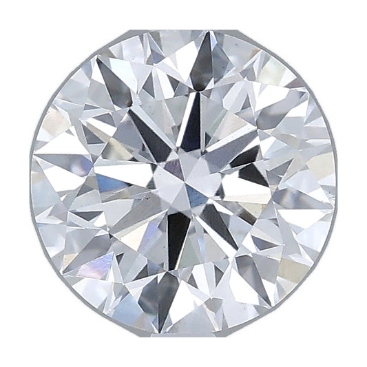 2.00 ct round lab-grown diamond, E color, VS1 clarity, IGI certified, still from its 360° video