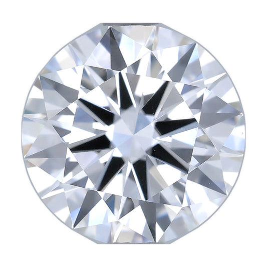 2.00 ct round lab-grown diamond, E color, VVS2 clarity, GIA certified, still from its 360° video