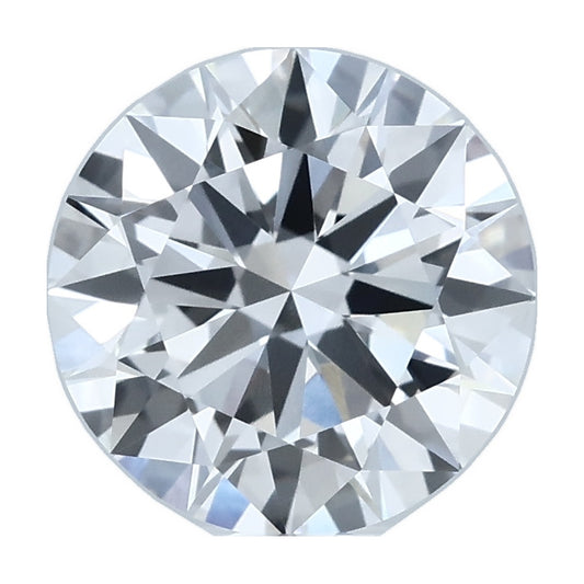 2.00 ct round lab-grown diamond, E color, VVS2 clarity, IGI certified, still from its 360° video