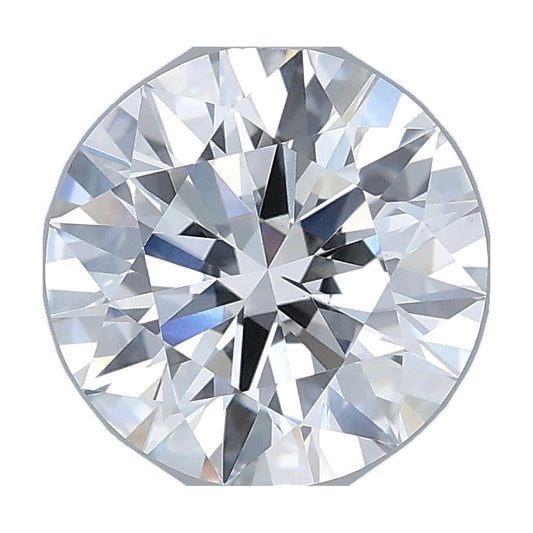 2.00 ct round lab-grown diamond, E color, VVS2 clarity, IGI certified, still from its 360° video