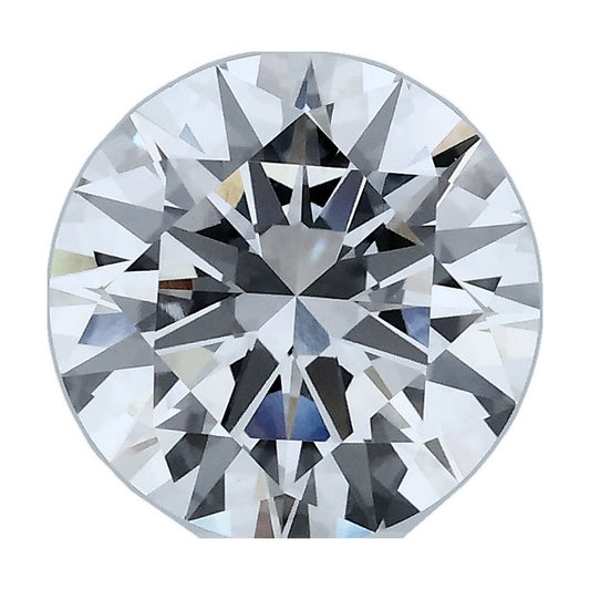 2.00 ct round lab-grown diamond, E color, VVS2 clarity, IGI certified, still from its 360° video