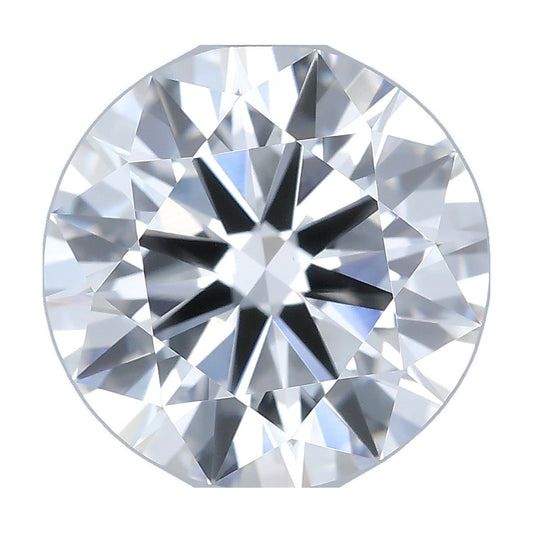 2.00 ct round lab-grown diamond, E color, VVS2 clarity, IGI certified, still from its 360° video