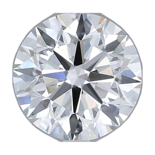 2.00 ct round lab-grown diamond, E color, VVS2 clarity, IGI certified, still from its 360° video