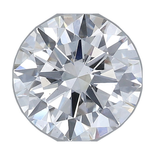 2.00 ct round lab-grown diamond, F color, VS1 clarity, IGI certified, still from its 360° video